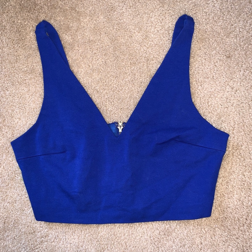 blue party top